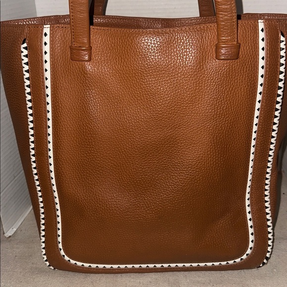 Kate Spade Sheffield Dorma white trim Tote Cognac - Picture 5 of 16
